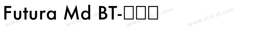 Futura Md BT字体转换 Futura Md BT字体转换